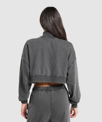 Whitney 1/4 Zip - Black