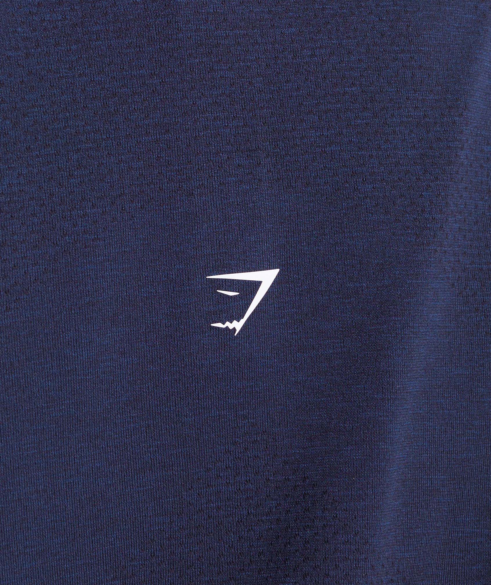 Vital 1/4 Zip - Heavy Blue/ Marl