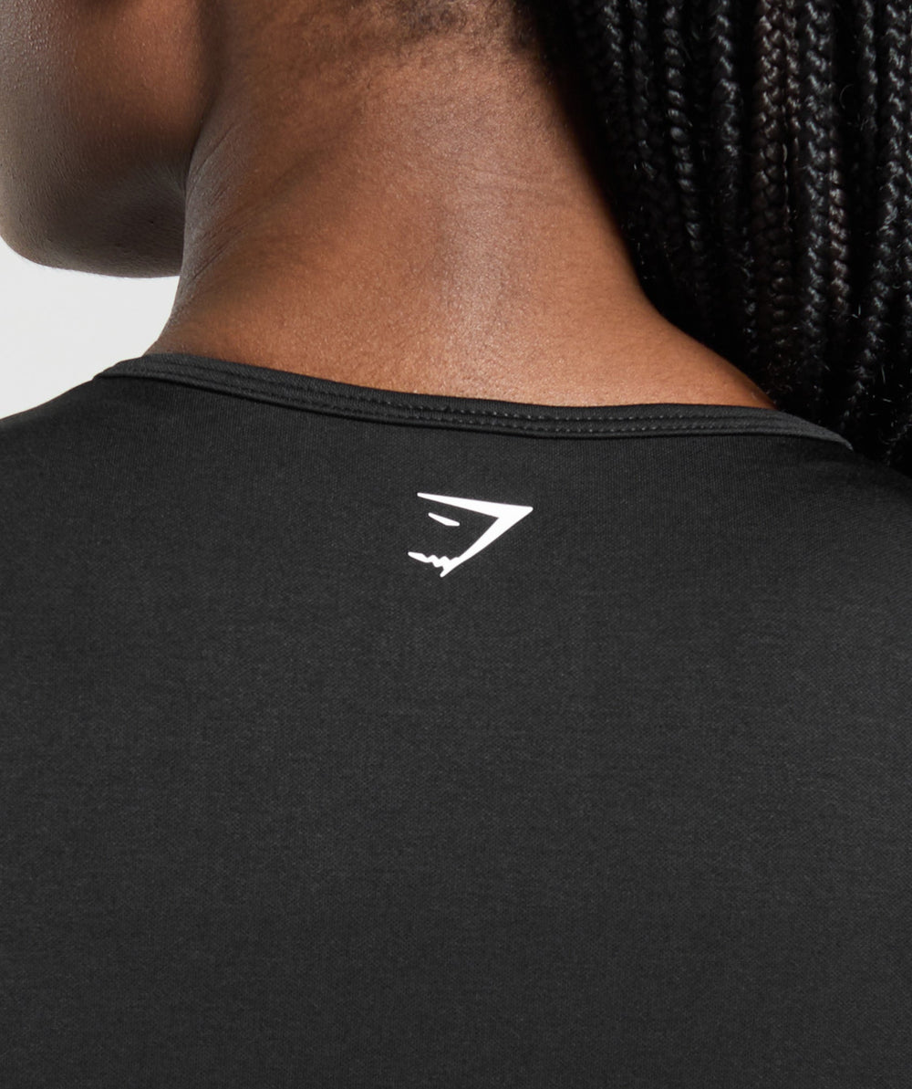 Lift Seamless Zip Up Jacket - Black/Black Marl