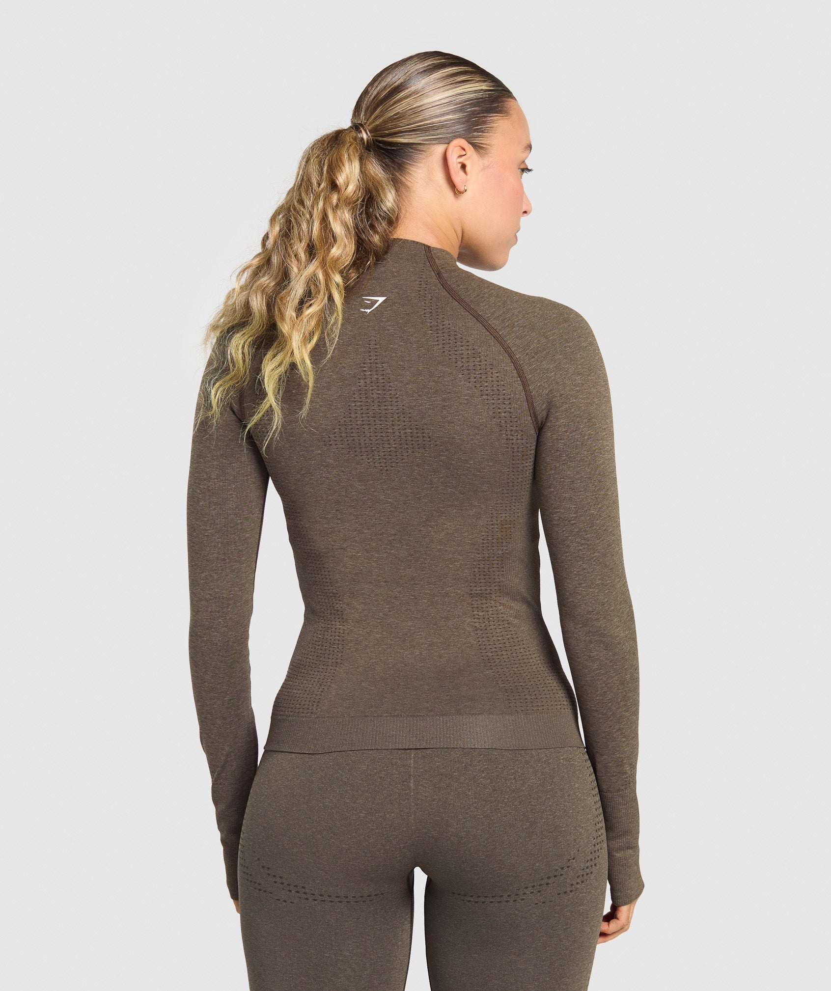 Vital Tight Tracktop - Penny Brown Marl