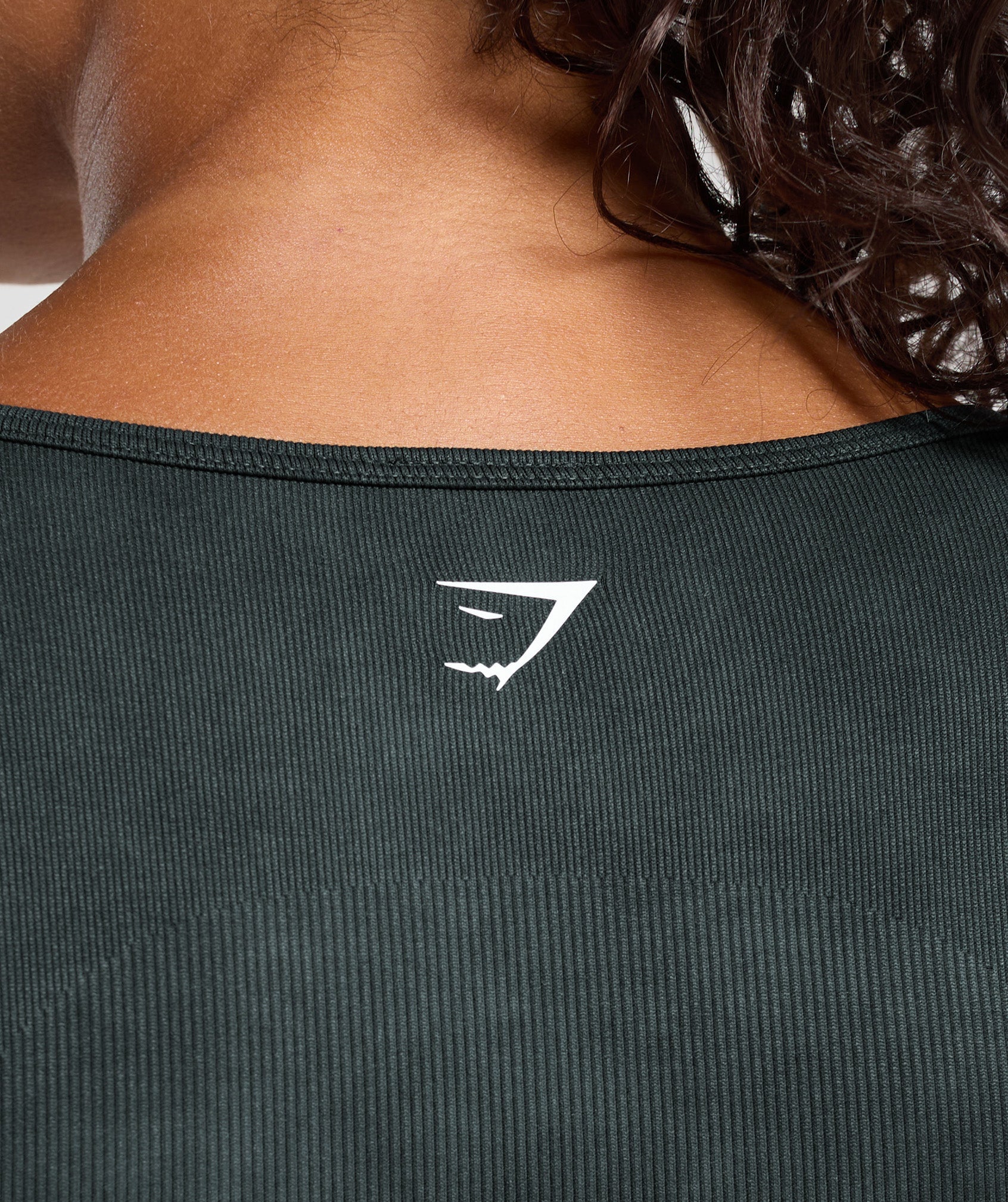Gains Seamless Washed Zip Up Jacket - Black