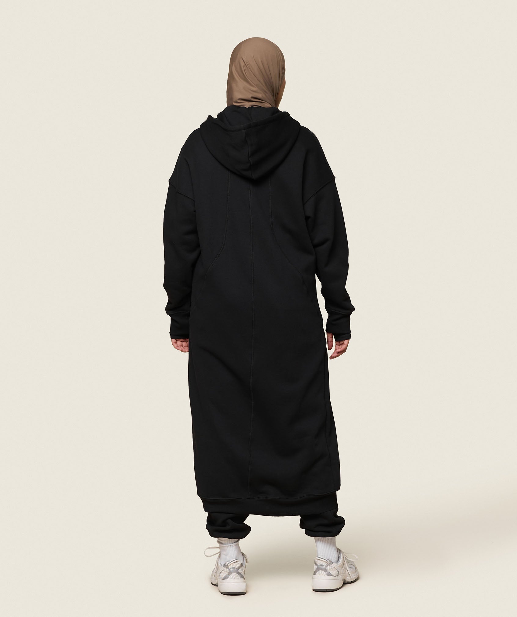GS x Leana Deeb Oversized Longline Zip Through - Black