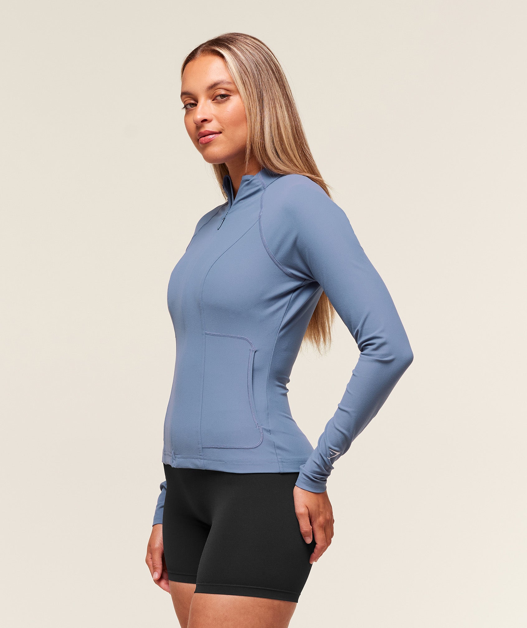 Conditioning Full Zip Jacket - Worn Blue