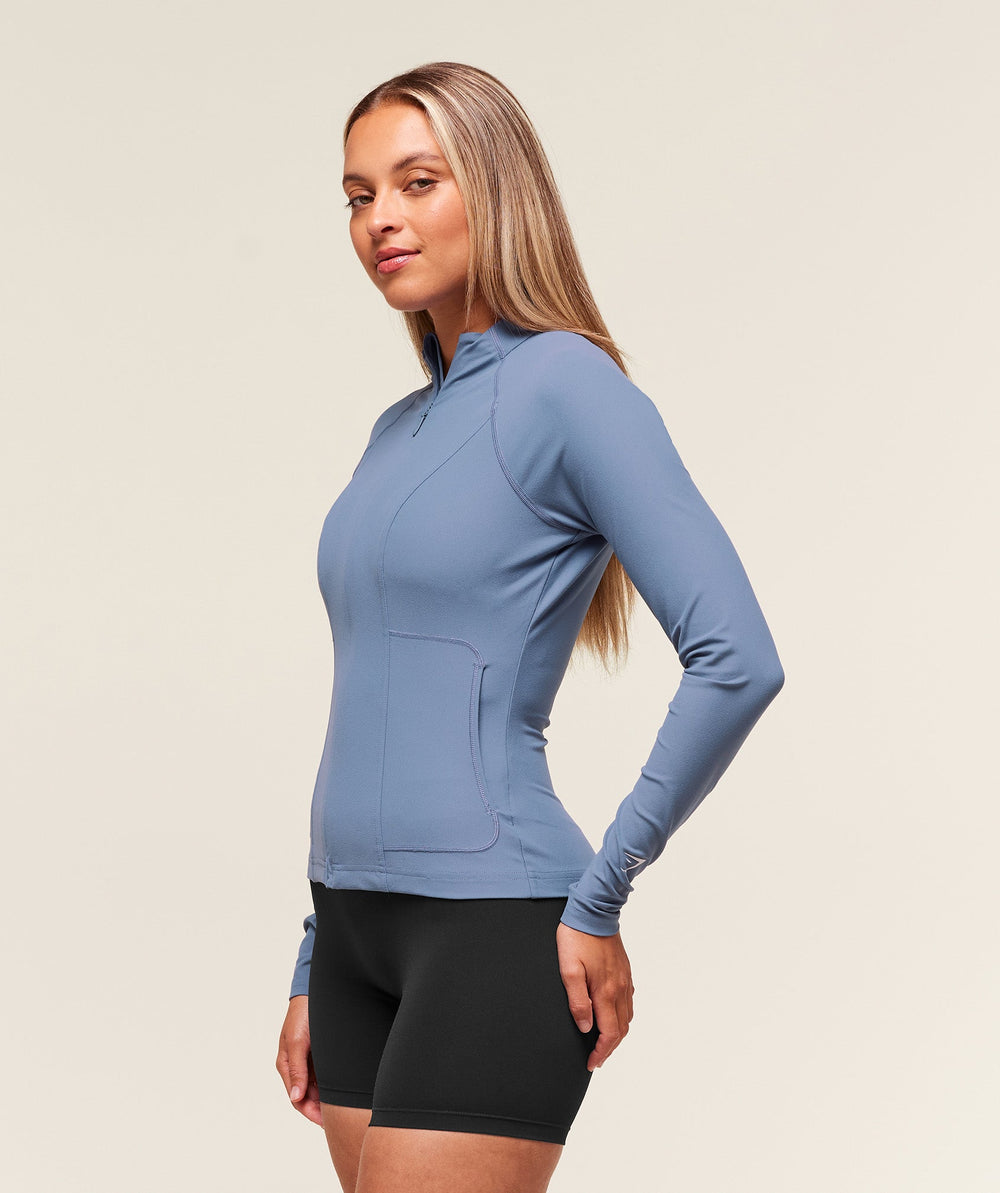 Conditioning Full Zip Jacket - Worn Blue