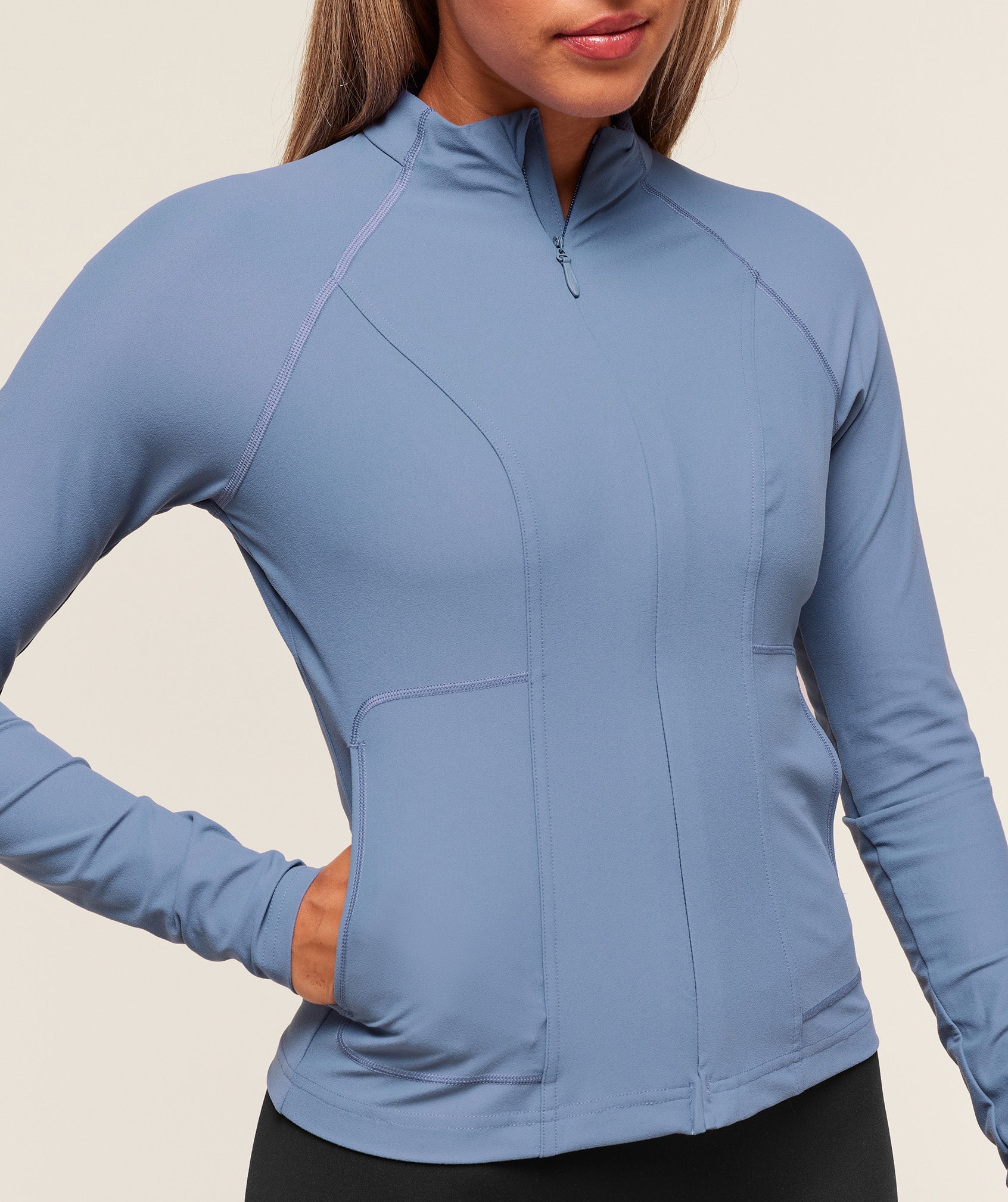 Conditioning Full Zip Jacket - Worn Blue
