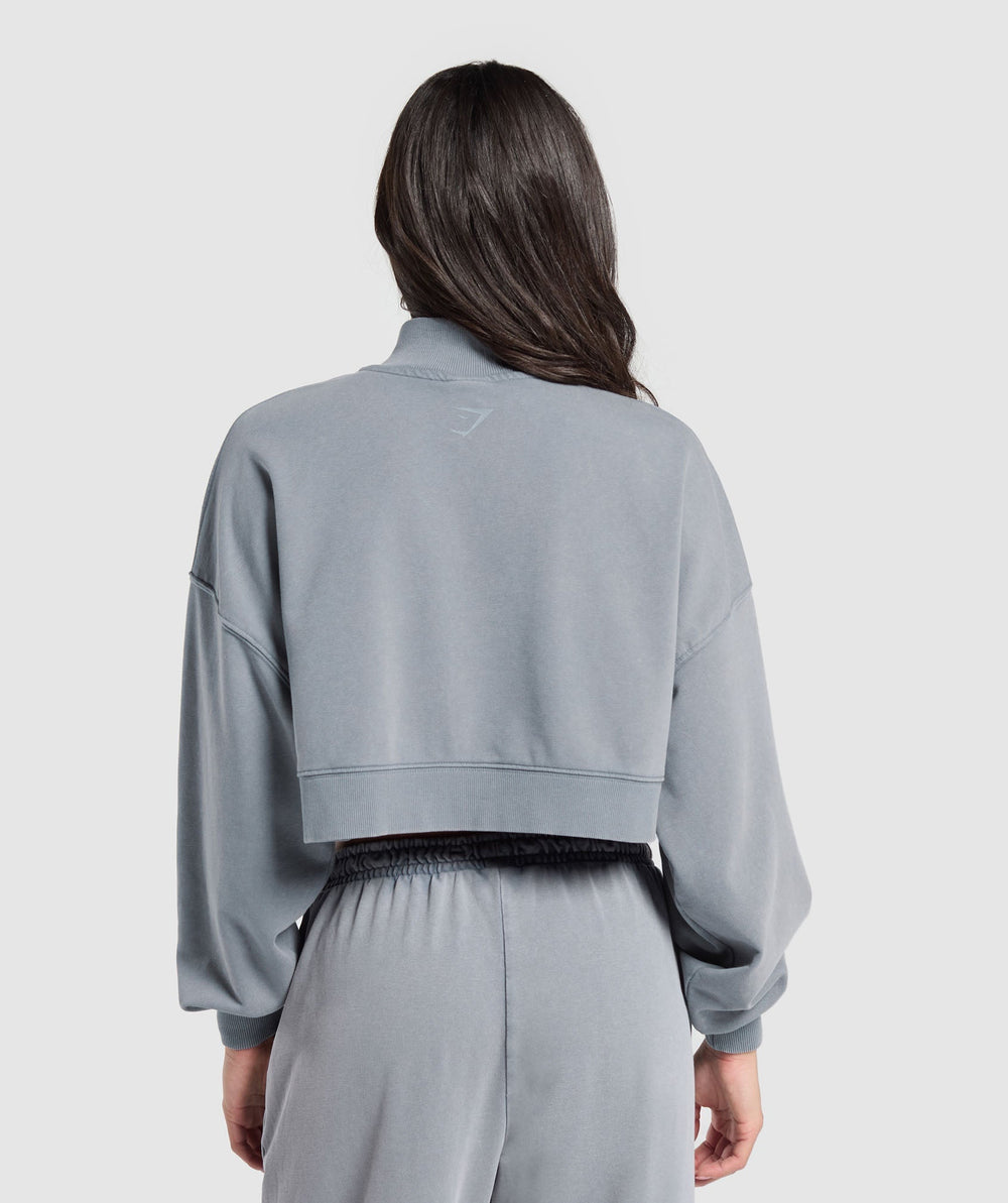 Whitney 1/4 Zip - Iron Blue