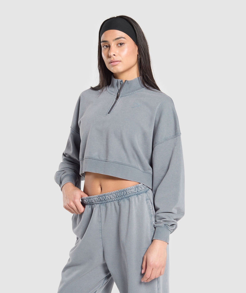 Whitney 1/4 Zip - Iron Blue