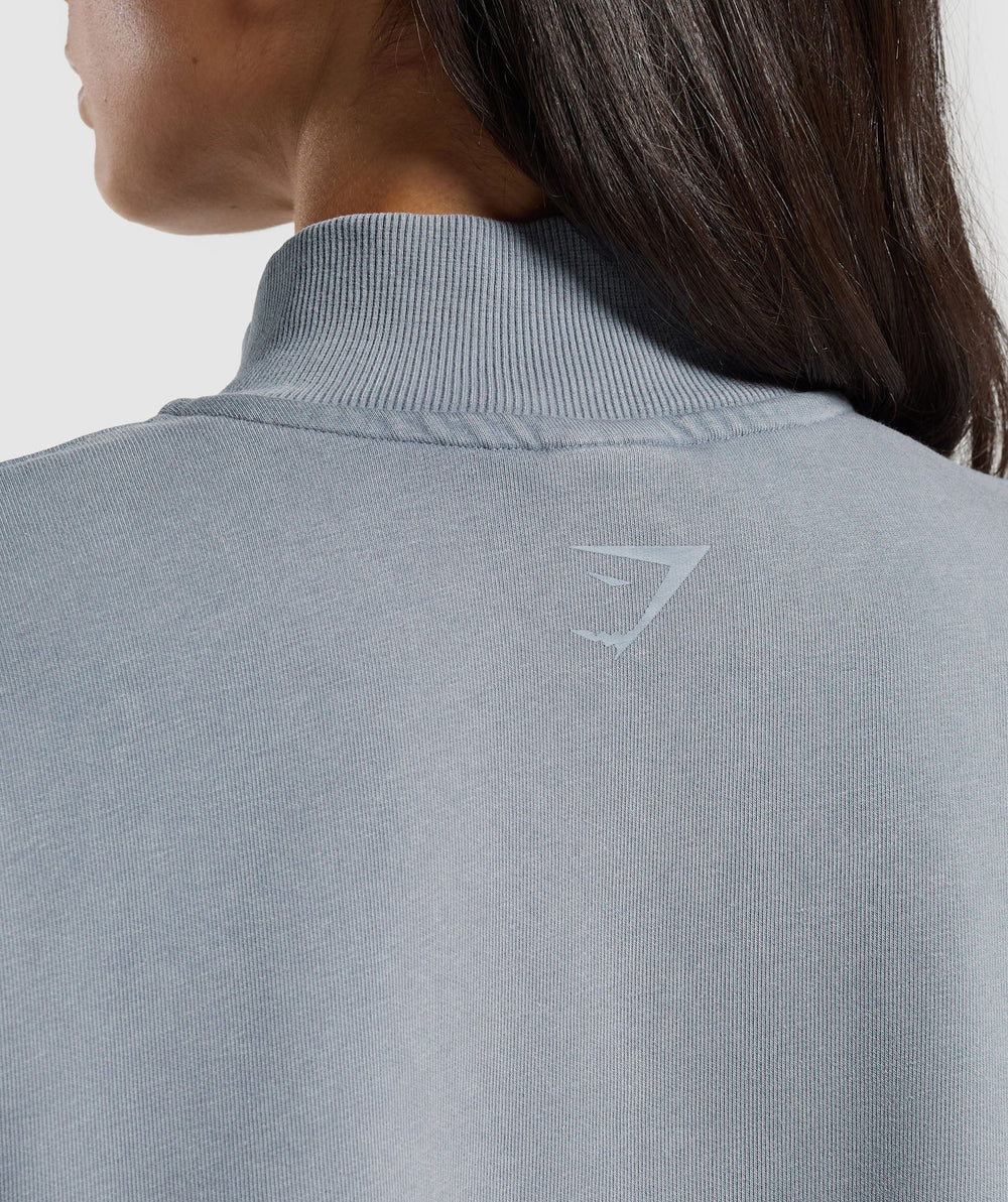Whitney 1/4 Zip - Iron Blue