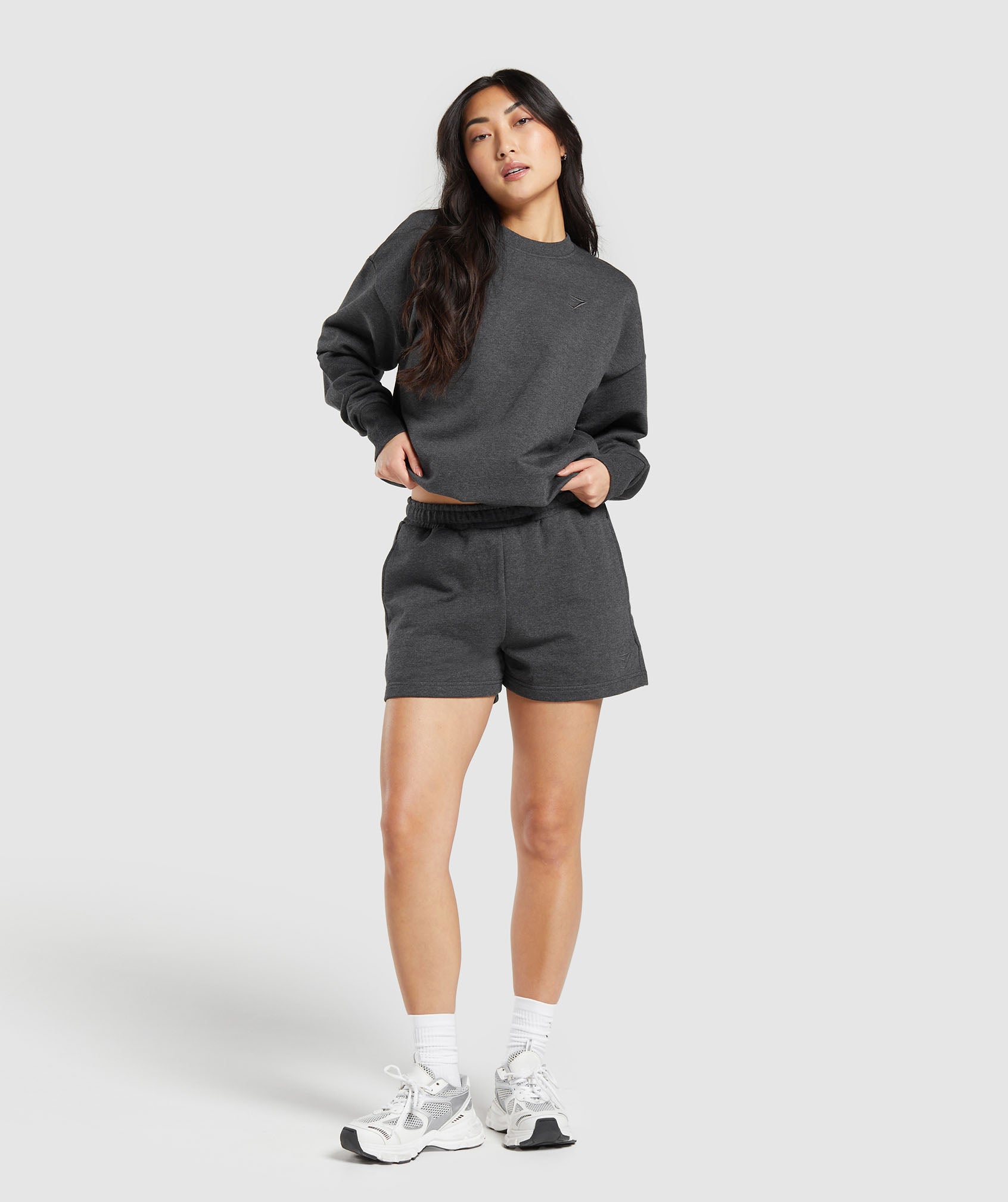 Rest Day Sweat Shorts - Black Core Marl