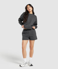 Rest Day Sweat Shorts - Black Core Marl