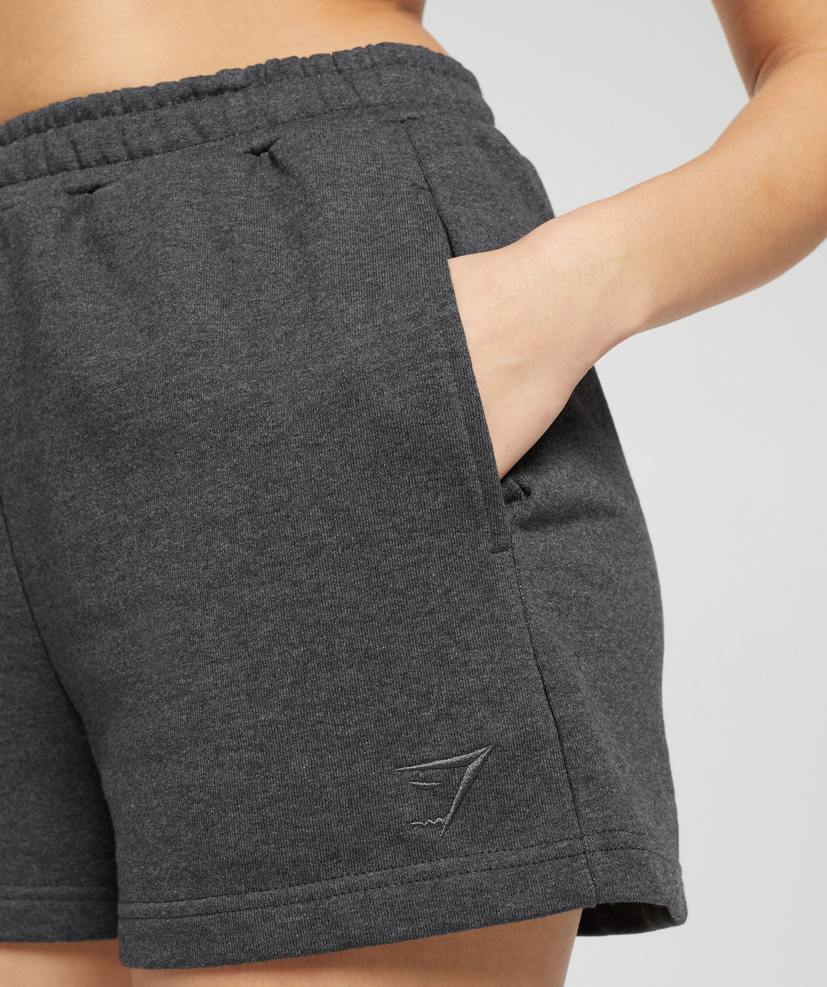 Rest Day Sweat Shorts - Black Core Marl
