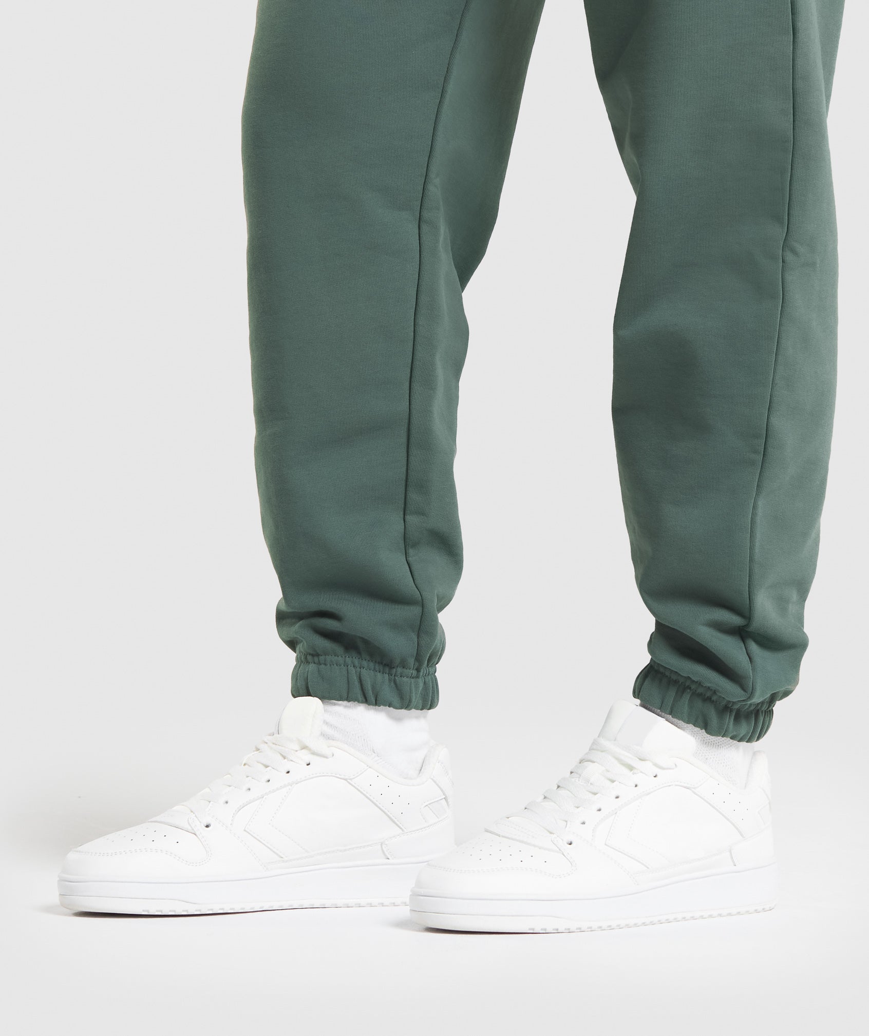 Lifting Graphic Oversized Joggers - Slate Teal