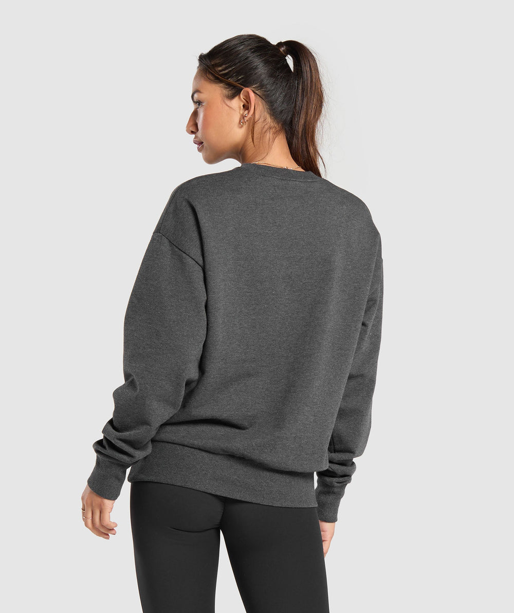 Rest Day Sweats Crew - Black Core Marl