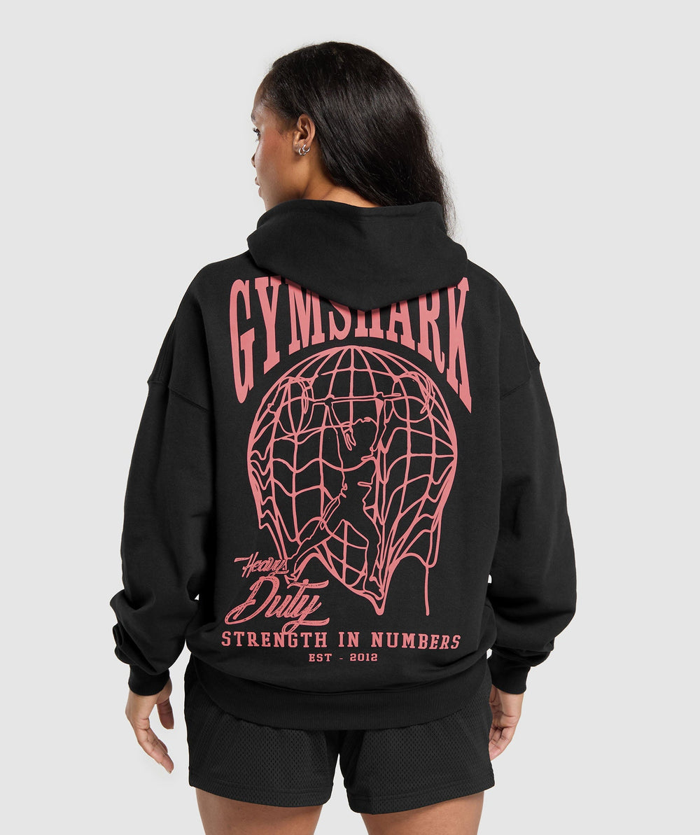 Strength In Numbers Hoodie - Black