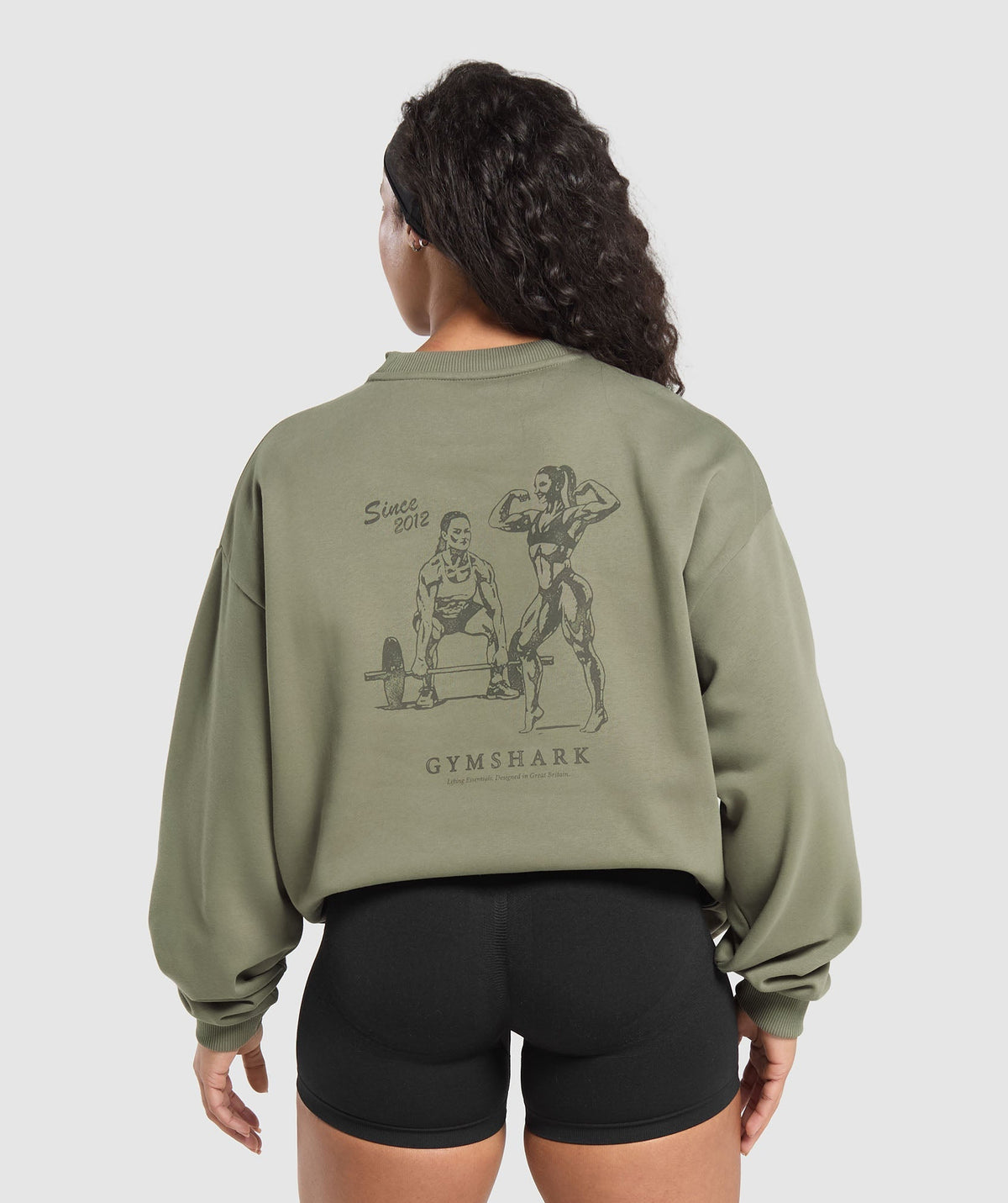Two Strong Women Sweatshirt - Base Green