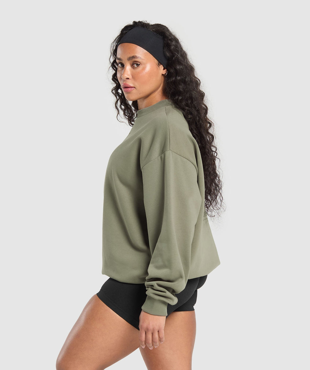 Two Strong Women Sweatshirt - Base Green