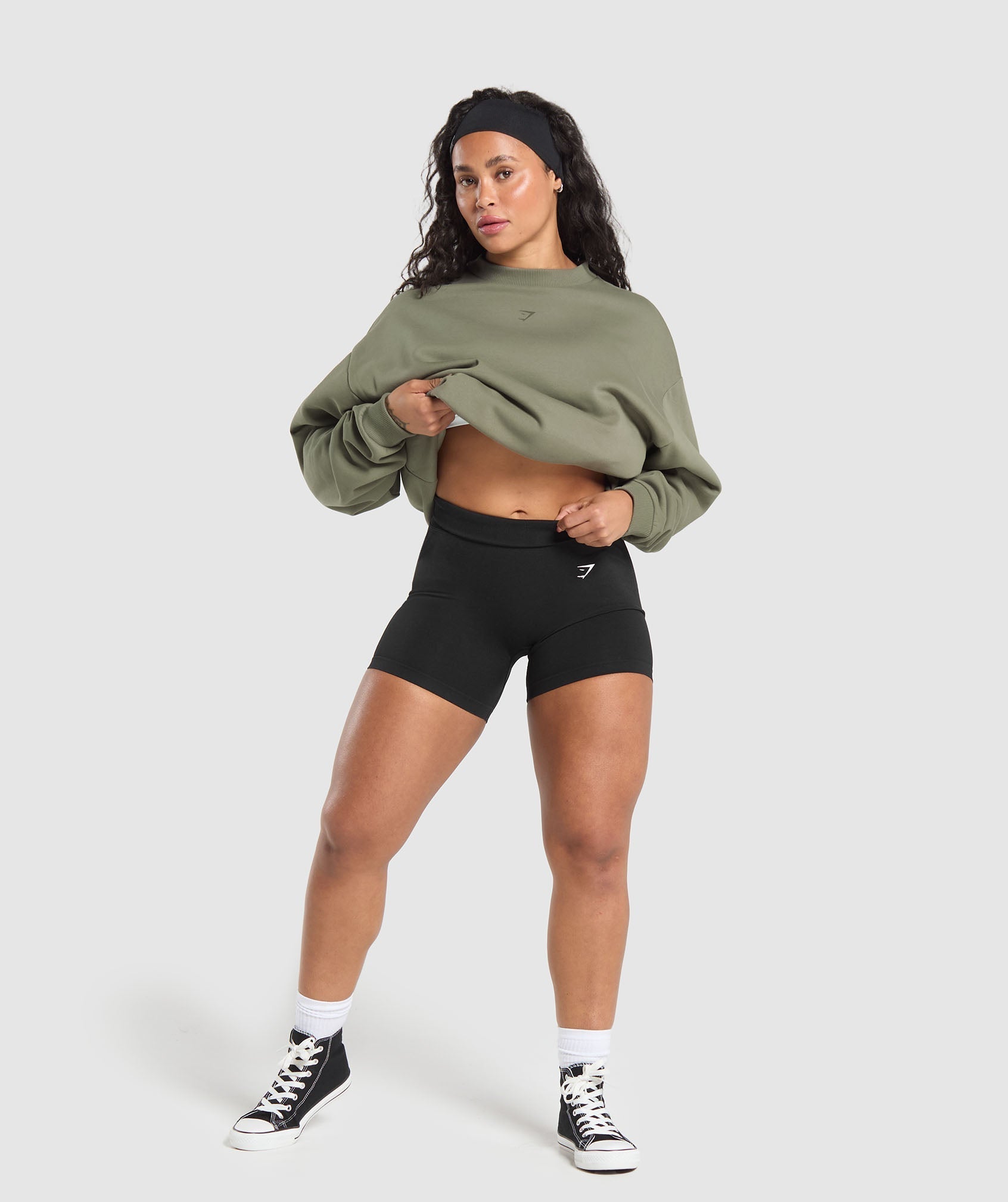 Two Strong Women Sweatshirt - Base Green