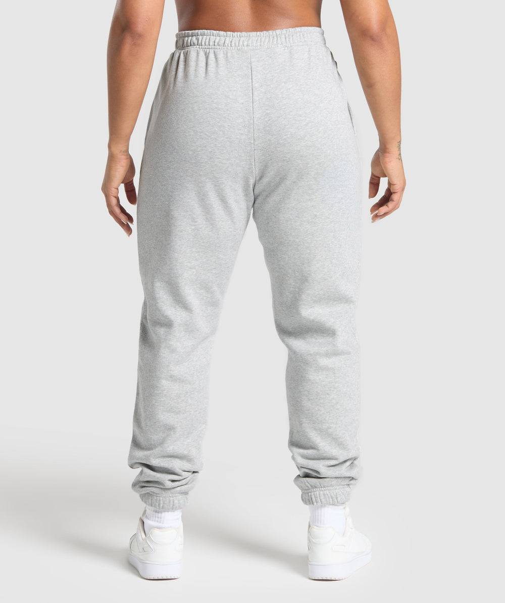 Lifting Essentials Oversized Joggers - Light Grey Core Marl