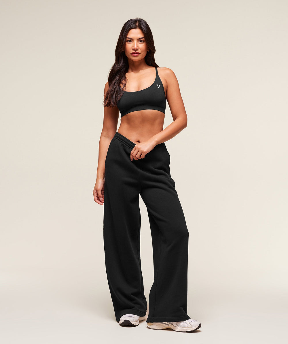 Rest Day Sweats 2.0 Wide Leg Jogger - Black