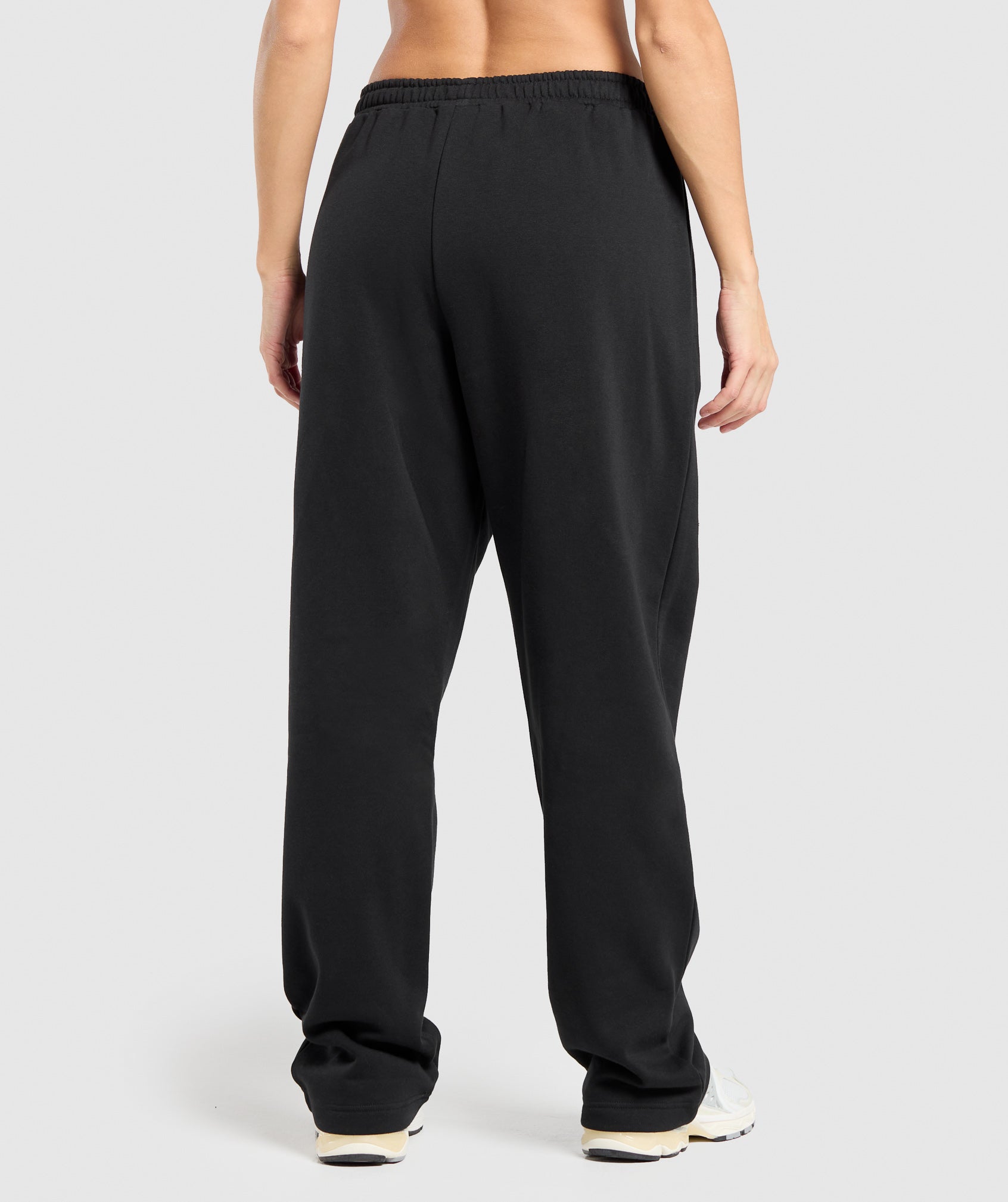 Training Fleece Straight Leg Joggers - Black