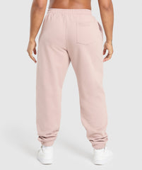 Campus Classics Graphic Joggers - Muted Pink