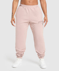 Campus Classics Graphic Joggers - Muted Pink