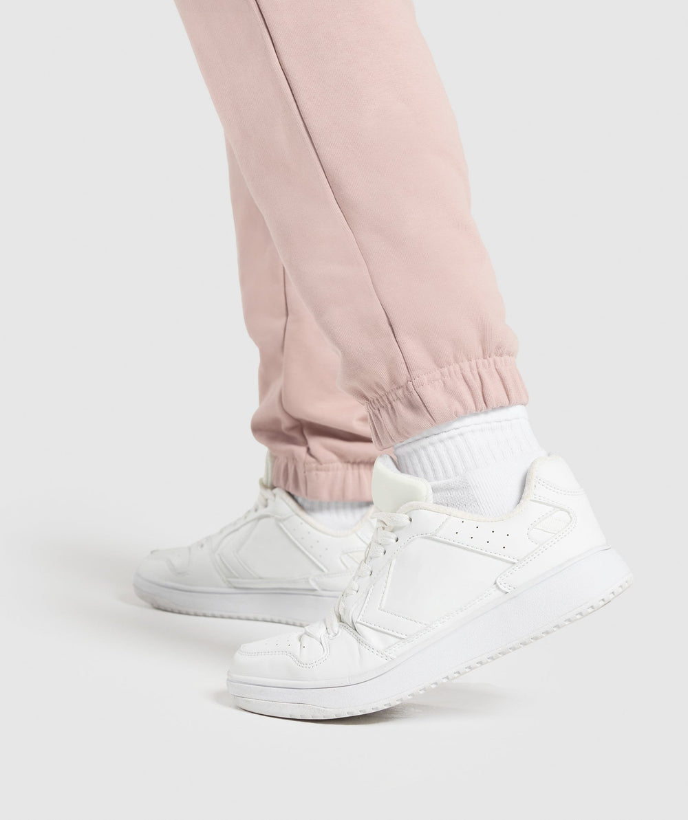 Campus Classics Graphic Joggers - Muted Pink