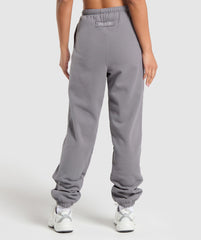 Fleece Joggers - Medium Grey