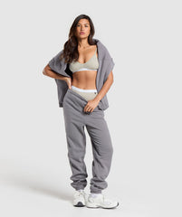 Fleece Joggers - Medium Grey