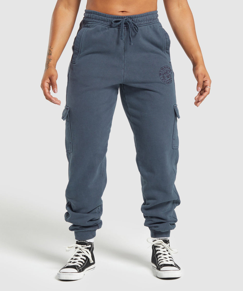 Premium Legacy Joggers - Heavy Blue