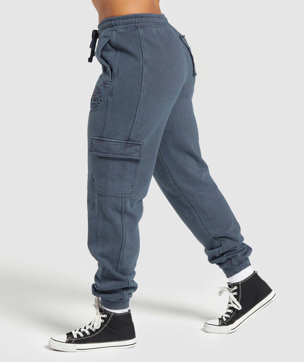 Premium Legacy Joggers - Heavy Blue