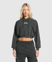 Rest Day Ribbed Hoodie - Asphalt Grey