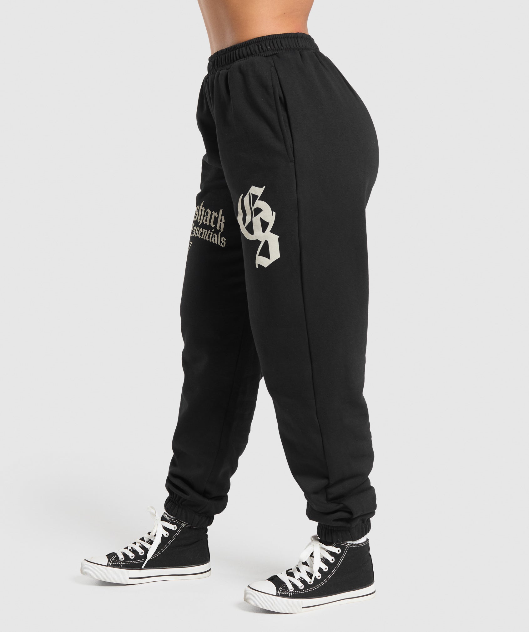 Lifting Essentials Oversized Joggers - Black