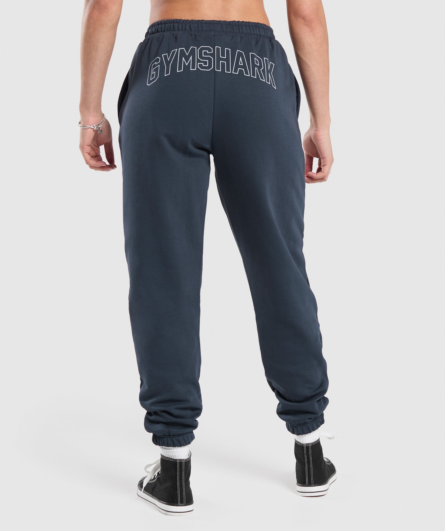 Strength Department Graphic Joggers - Heavy Blue