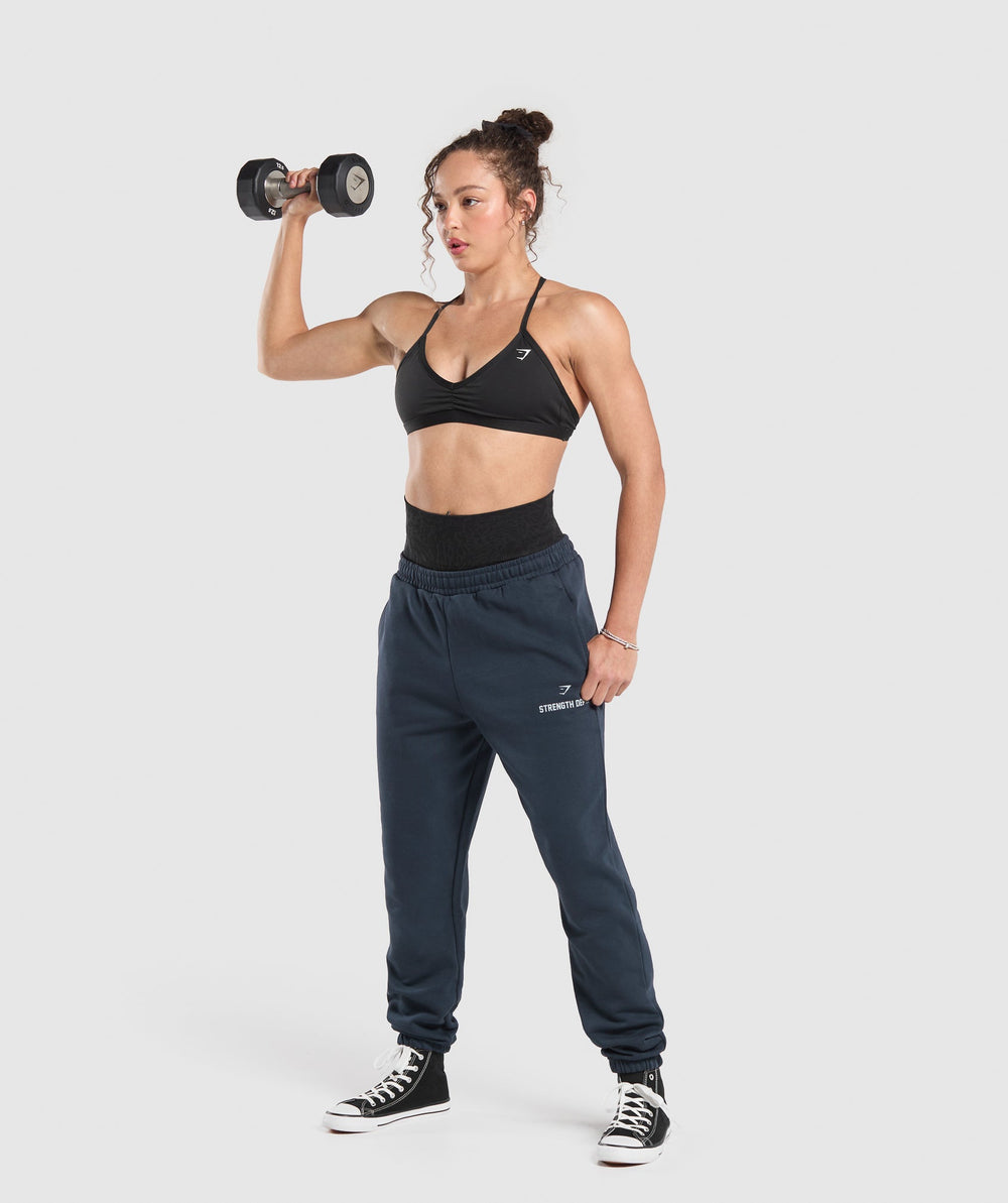 Strength Department Graphic Joggers - Heavy Blue
