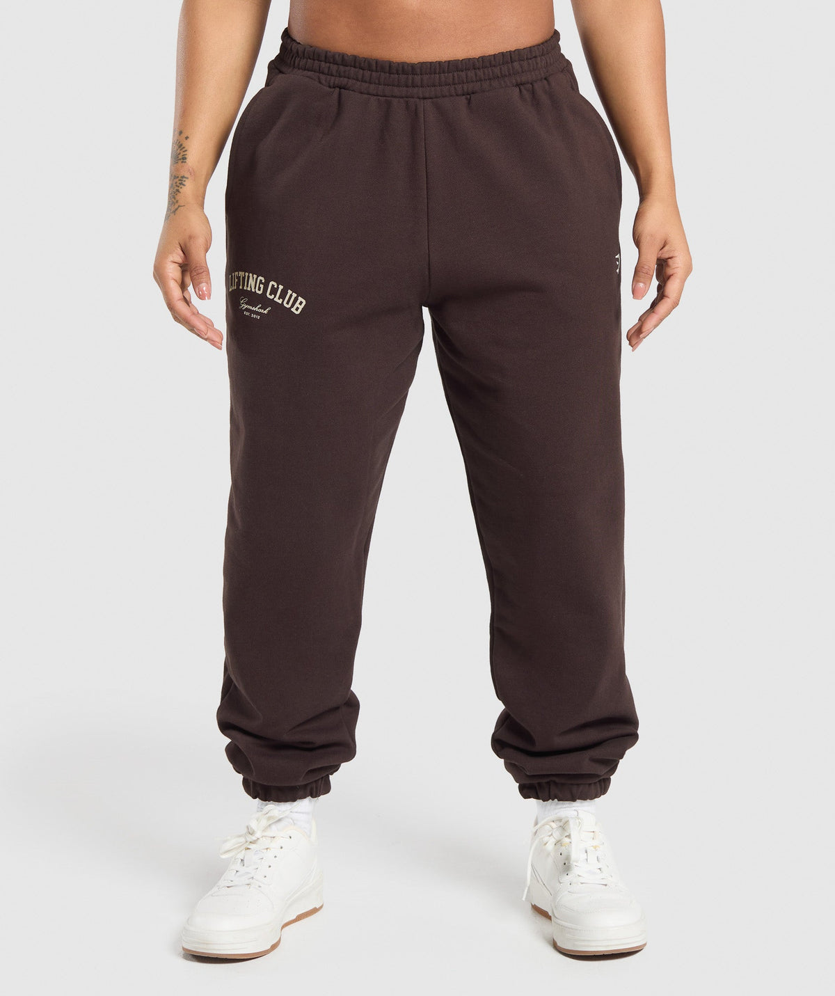 Lifting Club Oversized Joggers - Heritage Brown