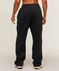 Training Fleece Straight Leg Short Pant - Black