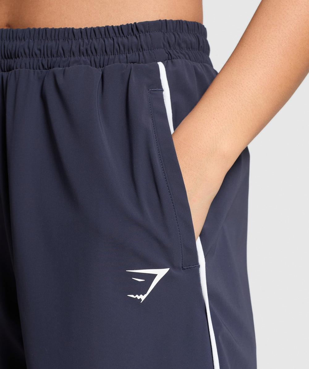 Stitch Feature Woven Pants - Heavy Blue