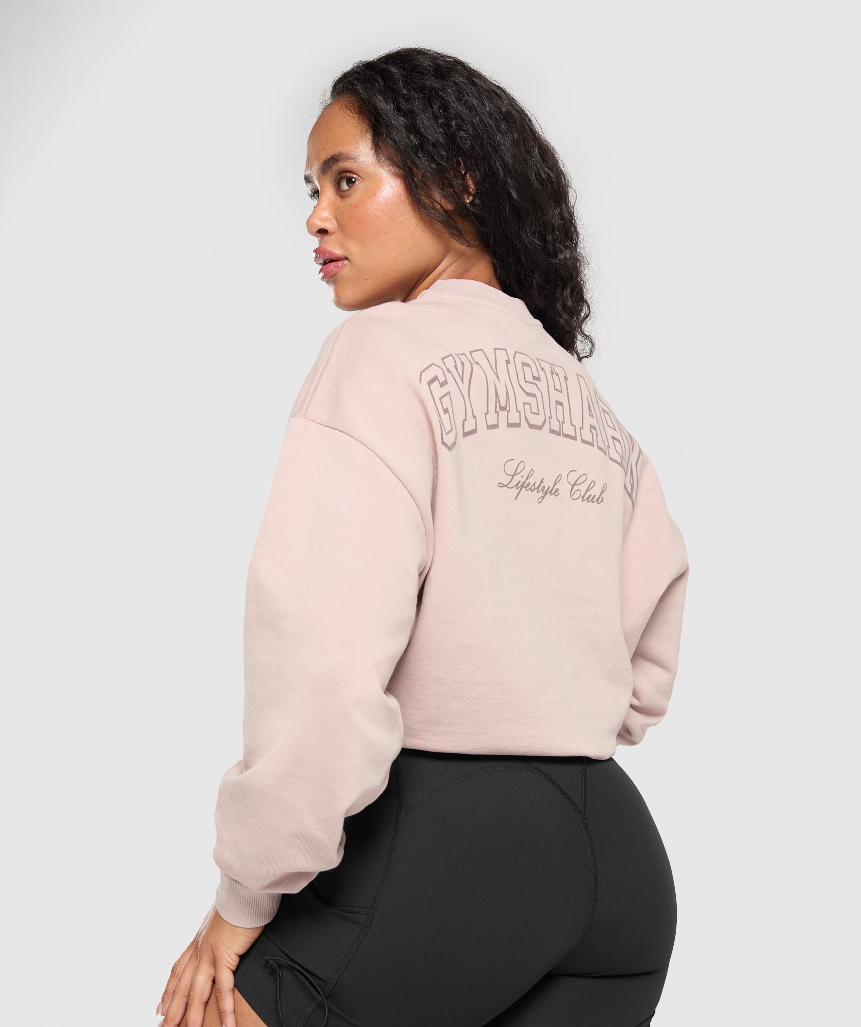 Campus Classics Graphic Sweatshirt - Muted Pink