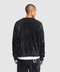 V-Neck Knitted Jumper - Black