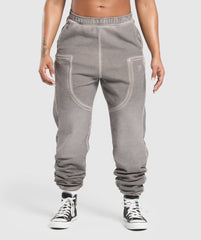 Heavyweight Washed Pants - Metal Grey/Asphalt Grey