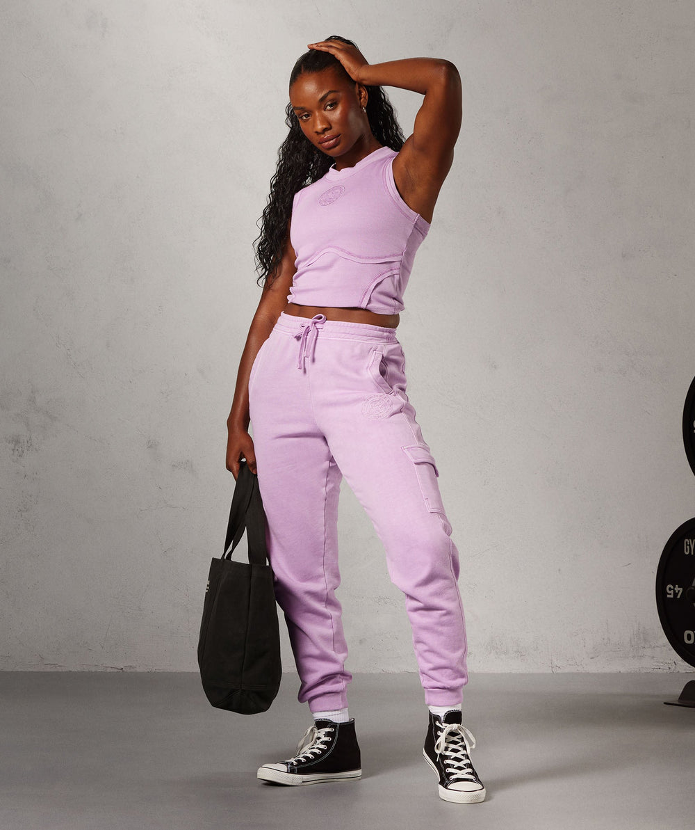 Premium Legacy Joggers - Warm Lilac