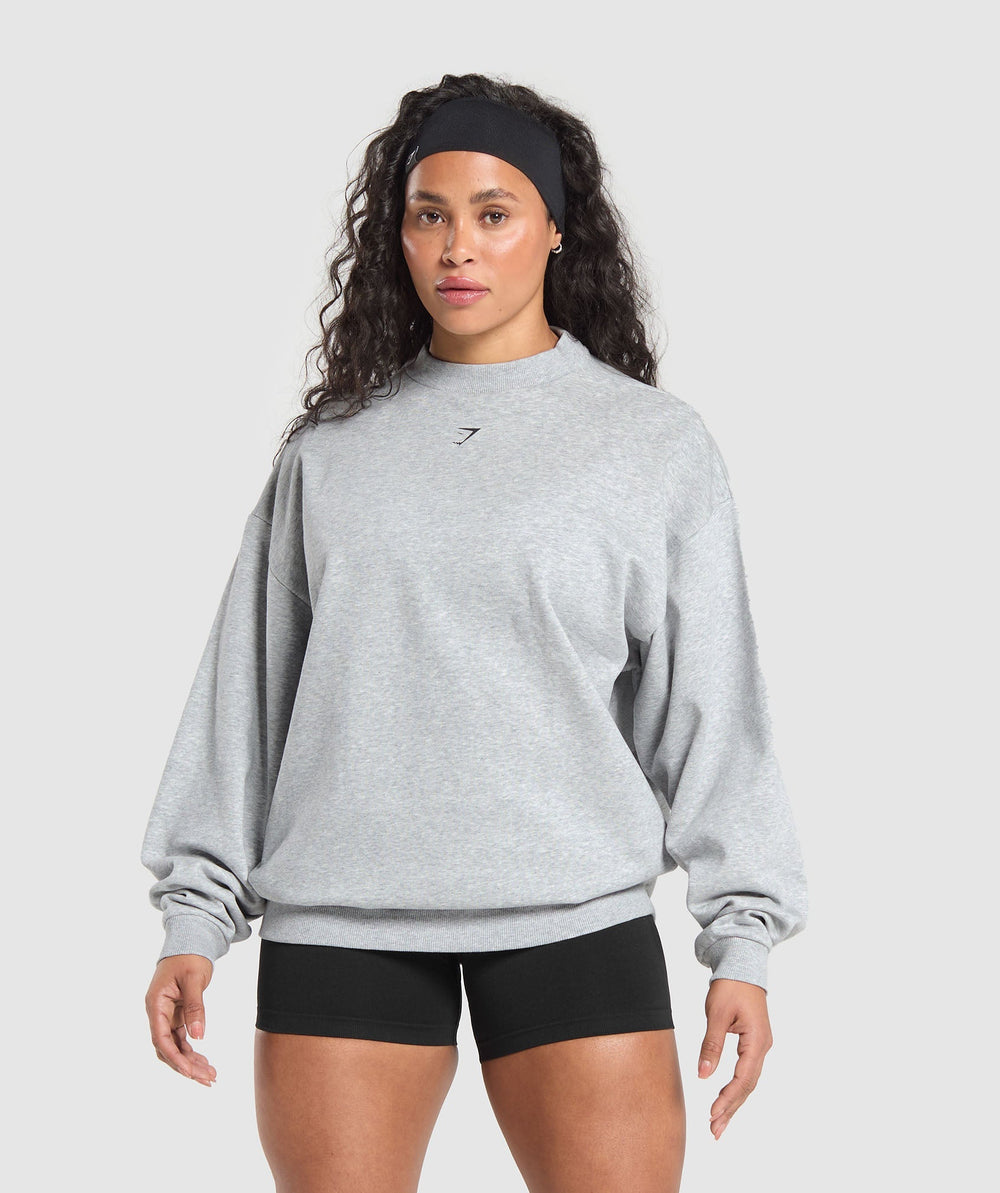 Two Strong Women Sweatshirt - Light Grey Core Marl