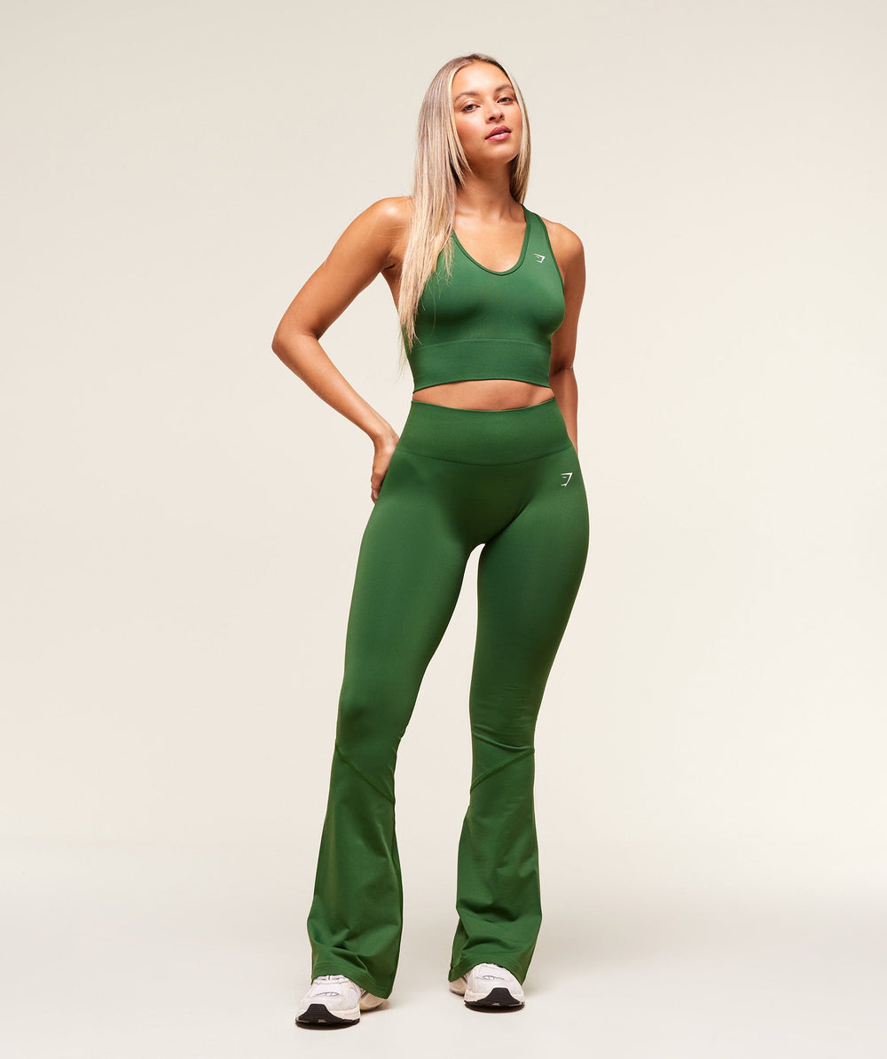 Everyday Seamless Crop Tank - Athletic Green