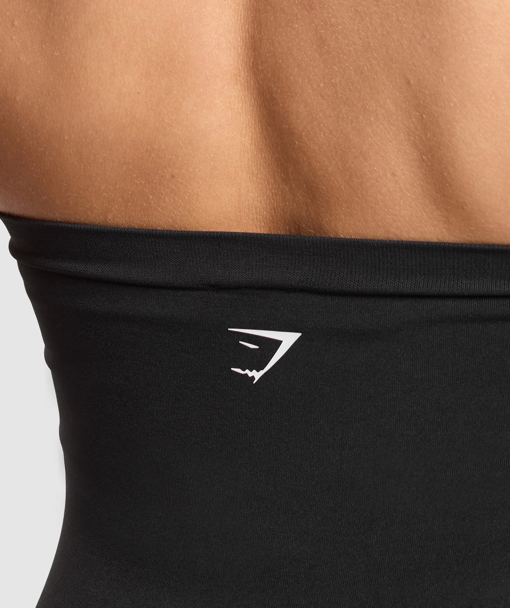 Everyday Seamless Midi Tube Top - Black