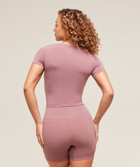 Soft Sculpt Midi T-Shirt - Calm Pink