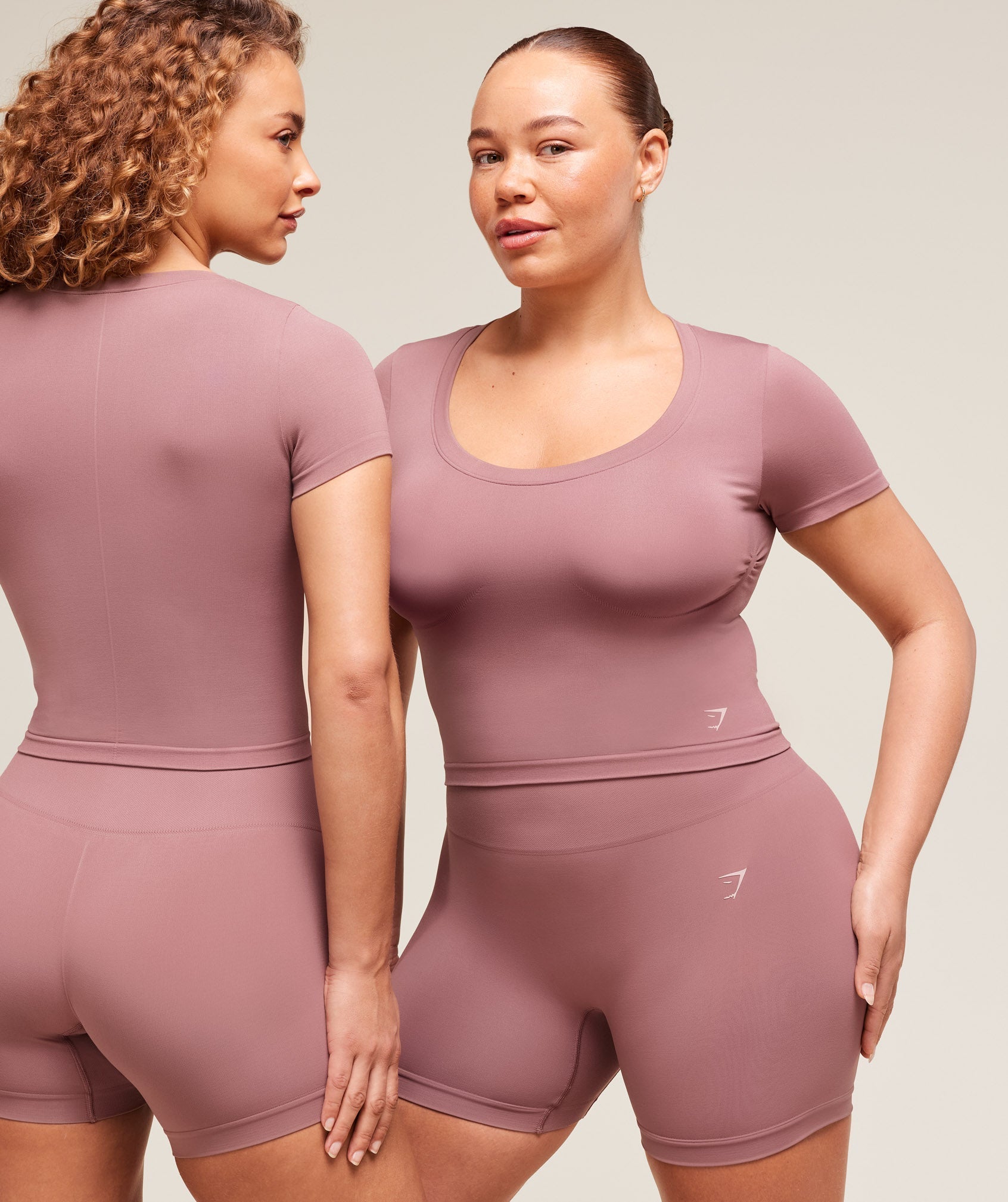 Soft Sculpt Midi T-Shirt - Calm Pink