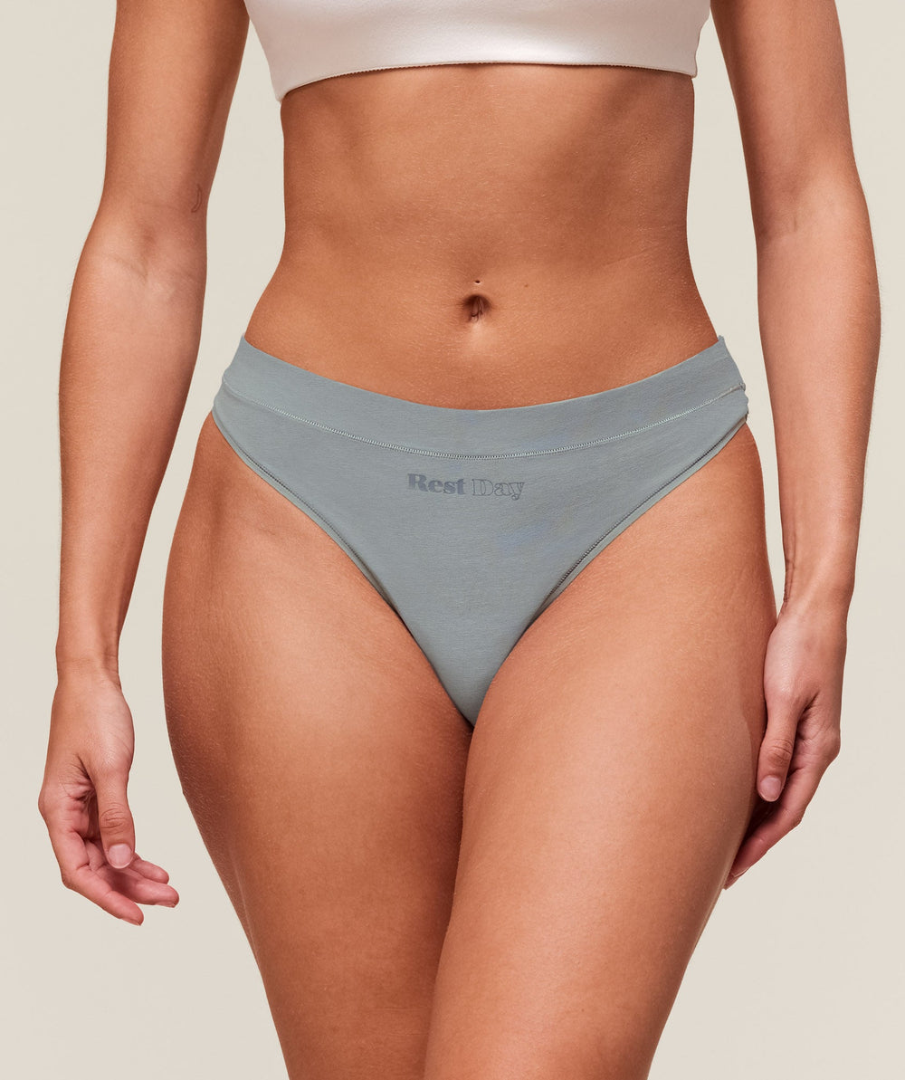 Training Day Graphic 7PK Cotton Thong - White/Green/Pink/Mauve/Grey/Black