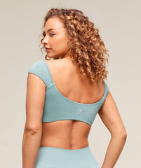 Soft Sculpt Cap Sleeve Bralette - Rest Blue