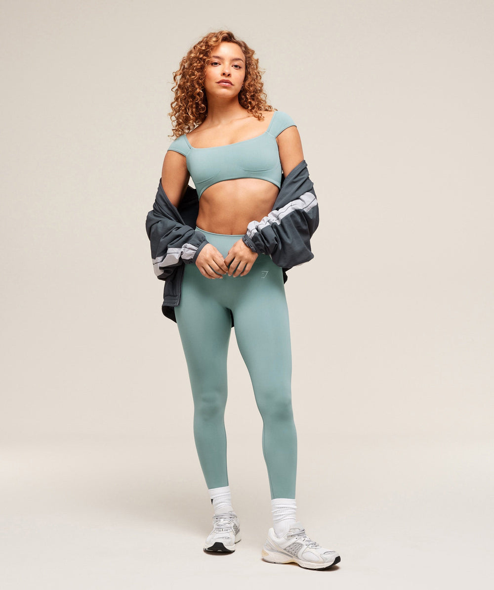 Soft Sculpt Cap Sleeve Bralette - Rest Blue